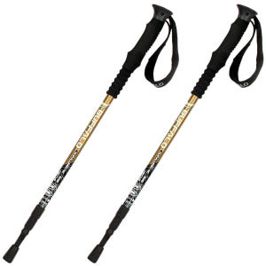 버팔로 초경량 등산스틱 접이식 등산 지팡이 일자형 스틱 2개세트 골드, ... 운동러 솔직 후기 | 실사용 리뷰 - 상품 이미지 1