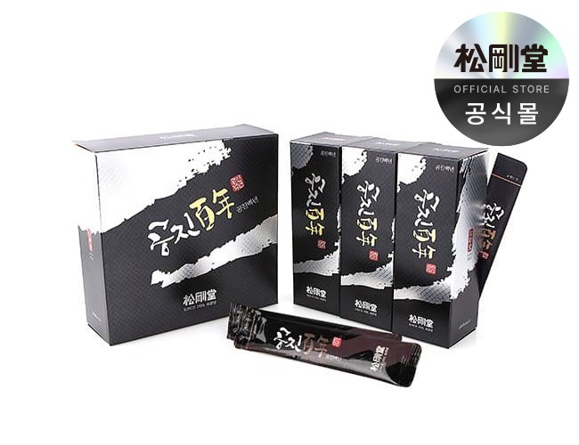 송강당 공진백년 30포 2박스 총 60포 침향 녹용 홍삼 산수유 물 한방울 없이 원재료만 - 상세 이미지 2