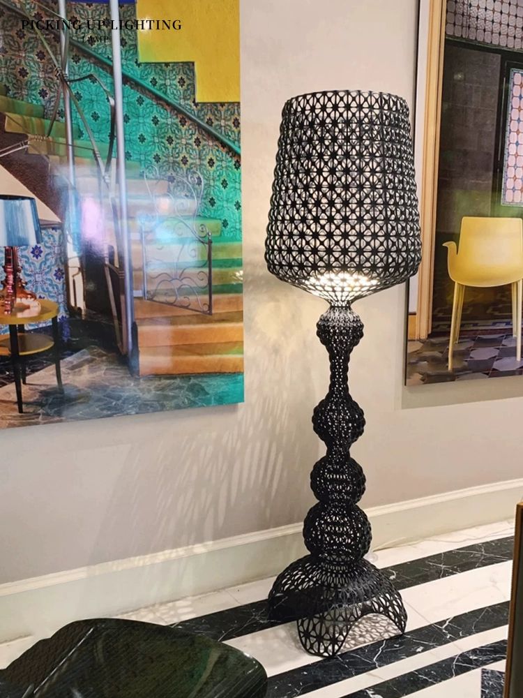 아크릴조명 플로어램프 크리스탈장스탠드 테이블 투명 D50xH166cm 원본 품질 - 상세 이미지 2