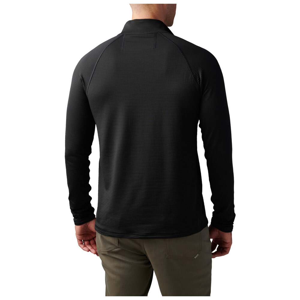 5.11 택티컬 스트라토스 1/4 집업 (블랙) - Stratos 1/4 Zip (Black) - 상세 이미지 2