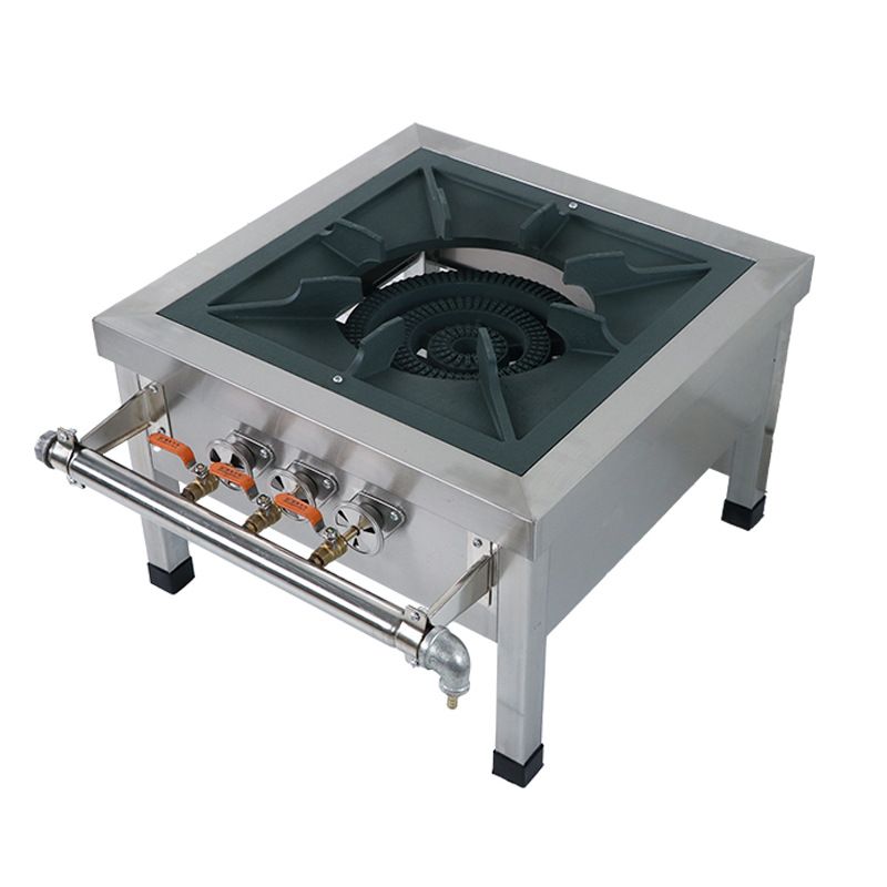 낮은 가스렌지 간택기 음식점 육수용 스토브 상업용 버너 2링 1구 / 방염 전자점화