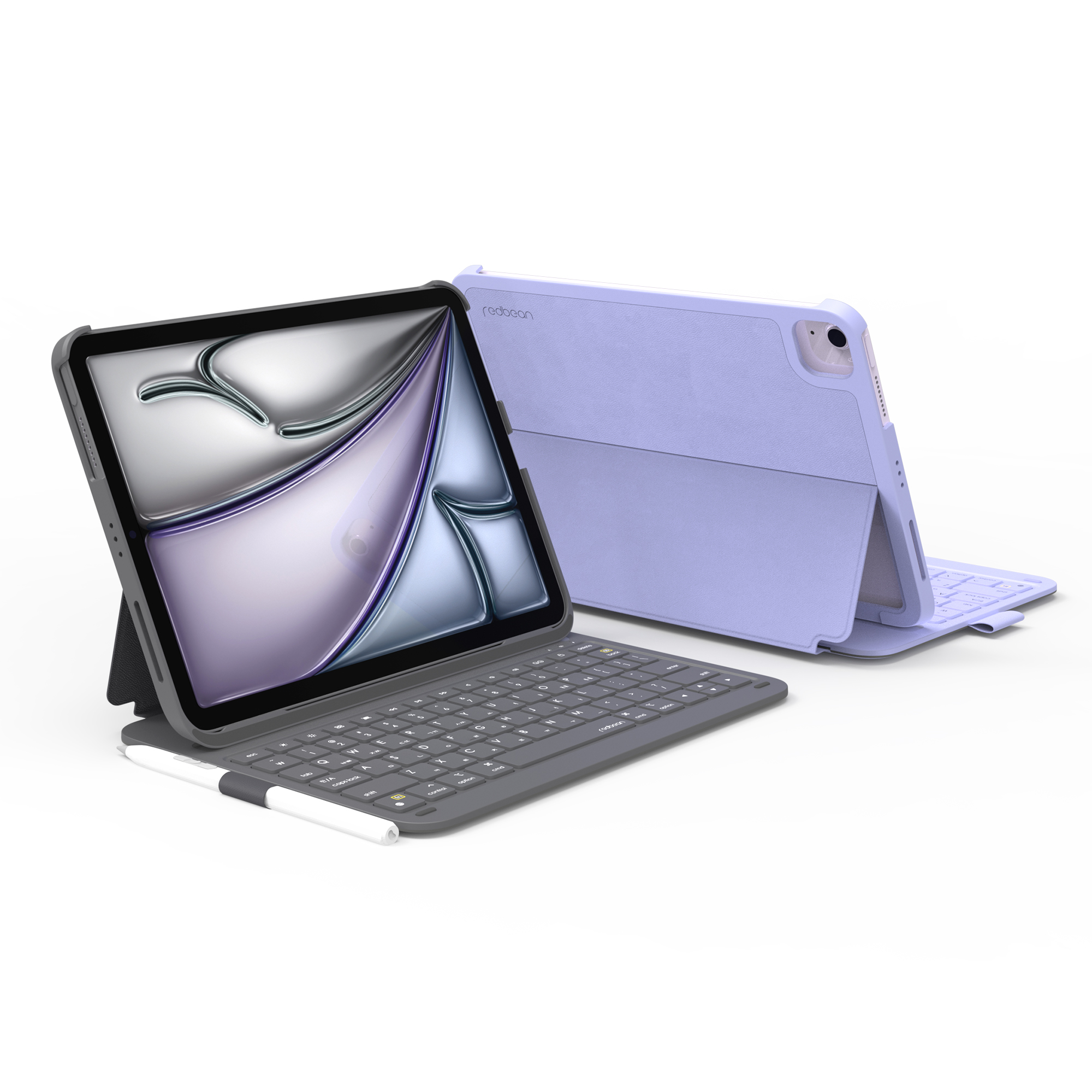 레드빈 아이패드 키보드케이스 커버 매직키보드 그레이, 아이패드 프로 27.9cm(11인치) M1 3세대