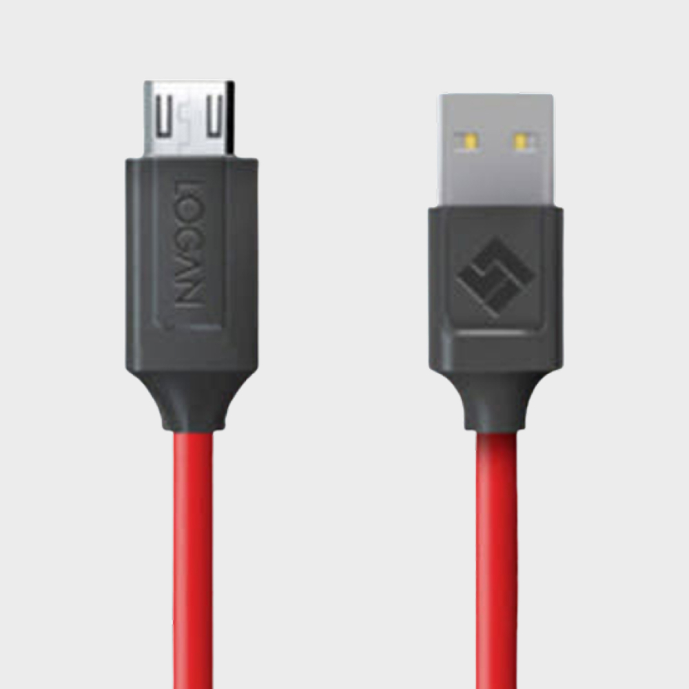 로건 데빌 3A 마이크로 5핀 USB 고속 충전기 케이블 삼성 호환 0.3m, 1개