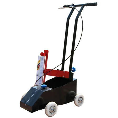 주차선 도색 기계 운동장 스크라이빙 기본 노면표시