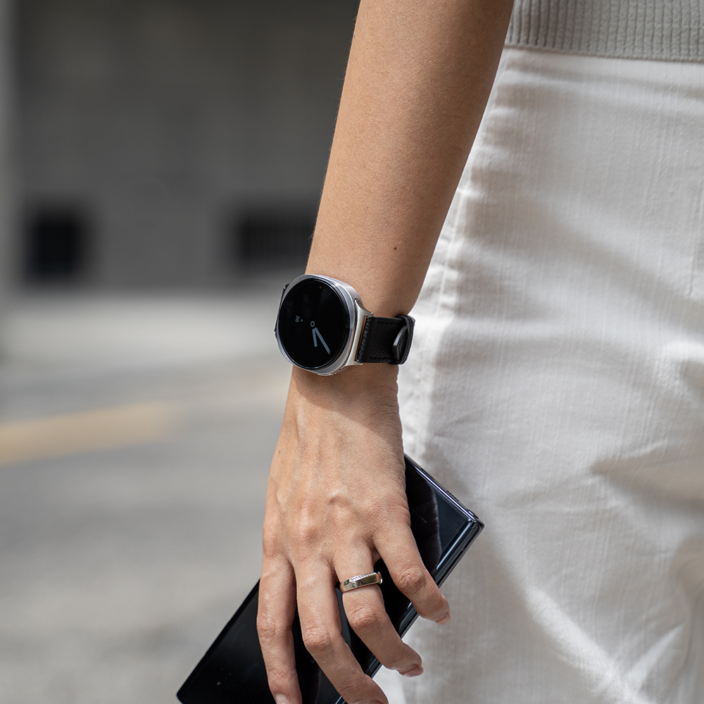 갤럭시워치 8 가죽 스트랩 클래식 앱송 시계줄 밴드 줄질