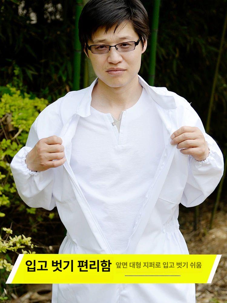 일체형 양봉옷 벌옷 말벌 양봉 말벌보호복 장갑 모기장옷  A - 상세 이미지 4