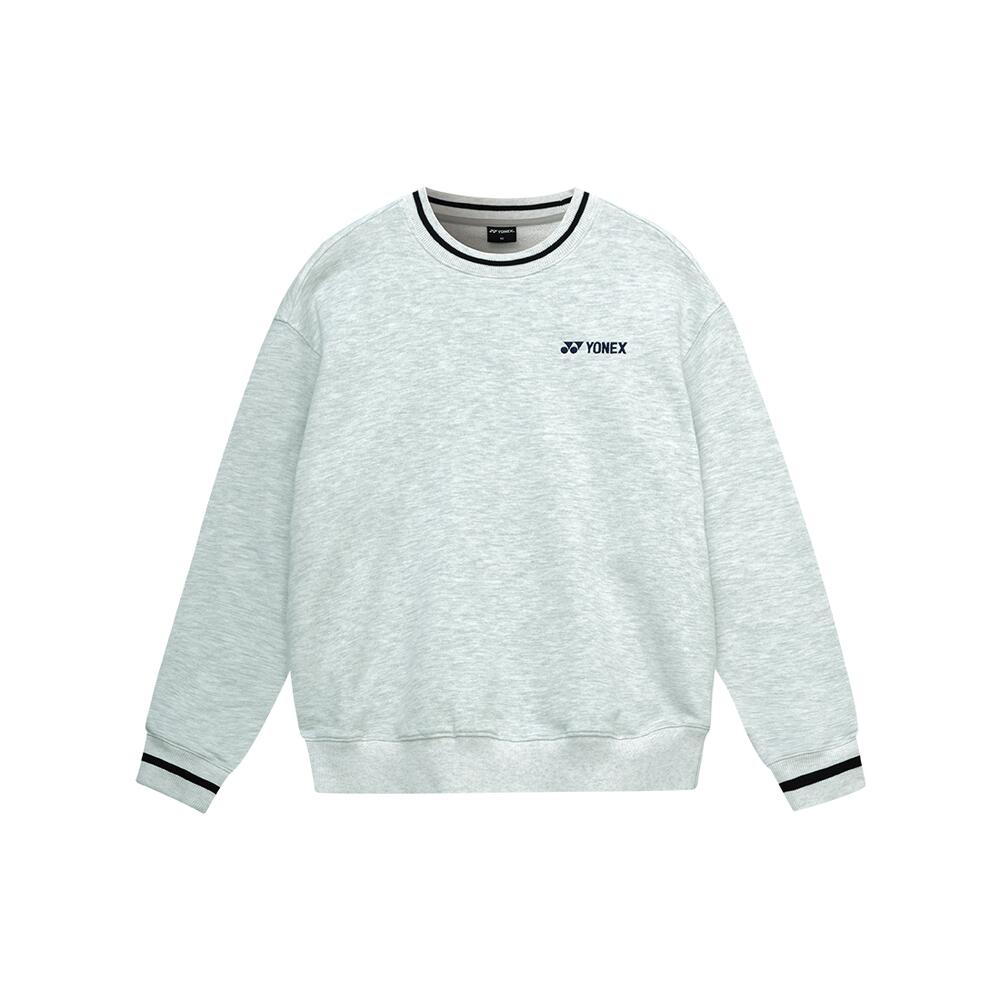 요넥스 253TL002U 맨투맨 배드민턴 의류 상의 티셔츠 남녀공용 배드민턴복 멜란지그레이 - 상세 이미지 2