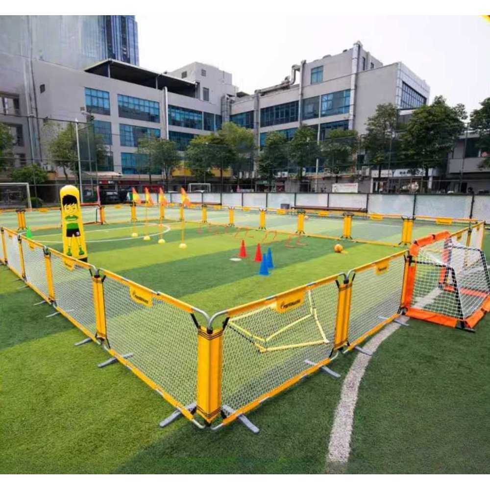 이동식 풋살장 가드 조립형 펜스 충격 완화 안전 구조 9x4.5m - 상품 이미지