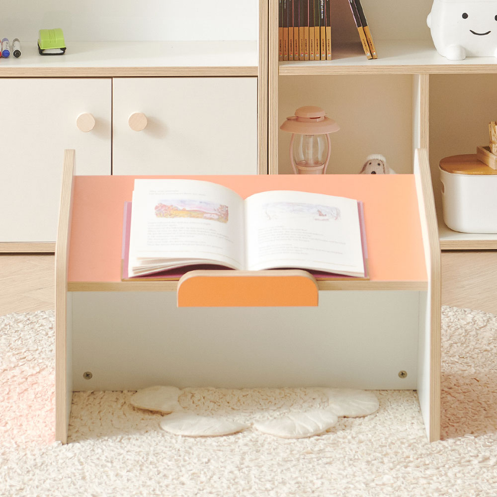 키미 유아 독서대 아기 북스탠드 책 받침대 거치대 키즈 어린이 테이블