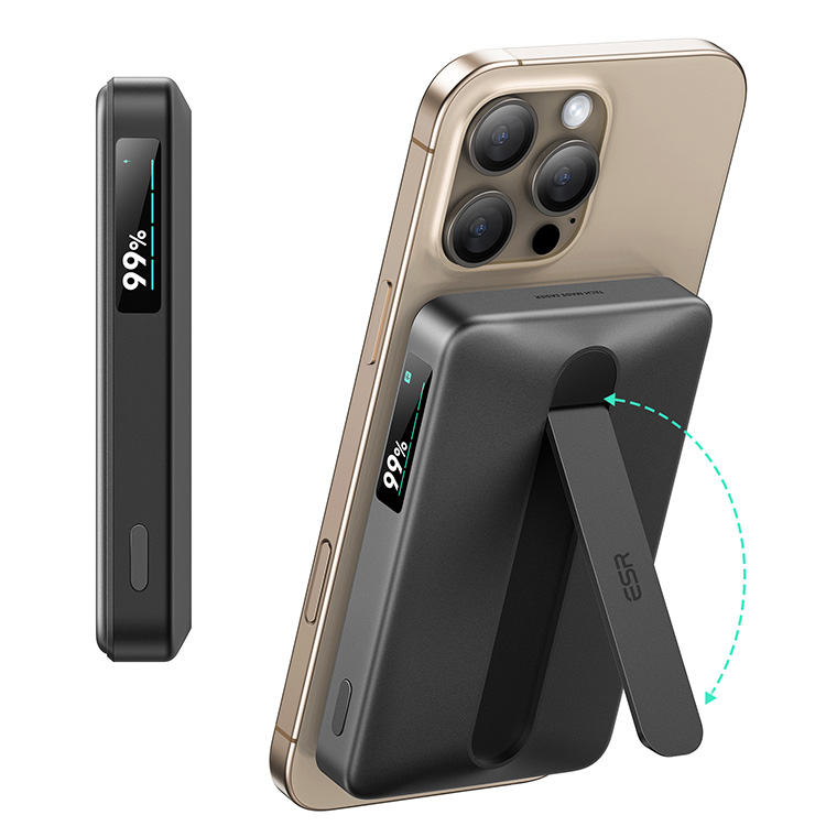 ESR 할로락 Qi2 킥스탠드 15W 맥세이프 보조배터리 10000mAh