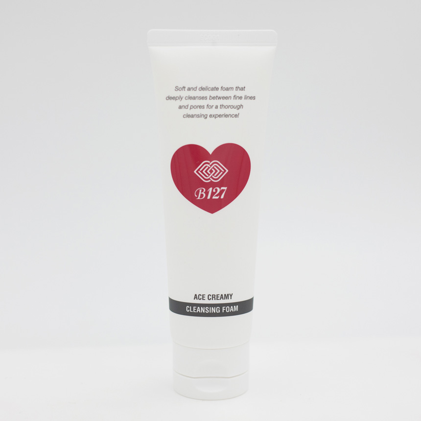 b127 클렌징폼 에이스 크리미 우유단백질 부드러운 거품 저자극 120ml - 상세 이미지 3