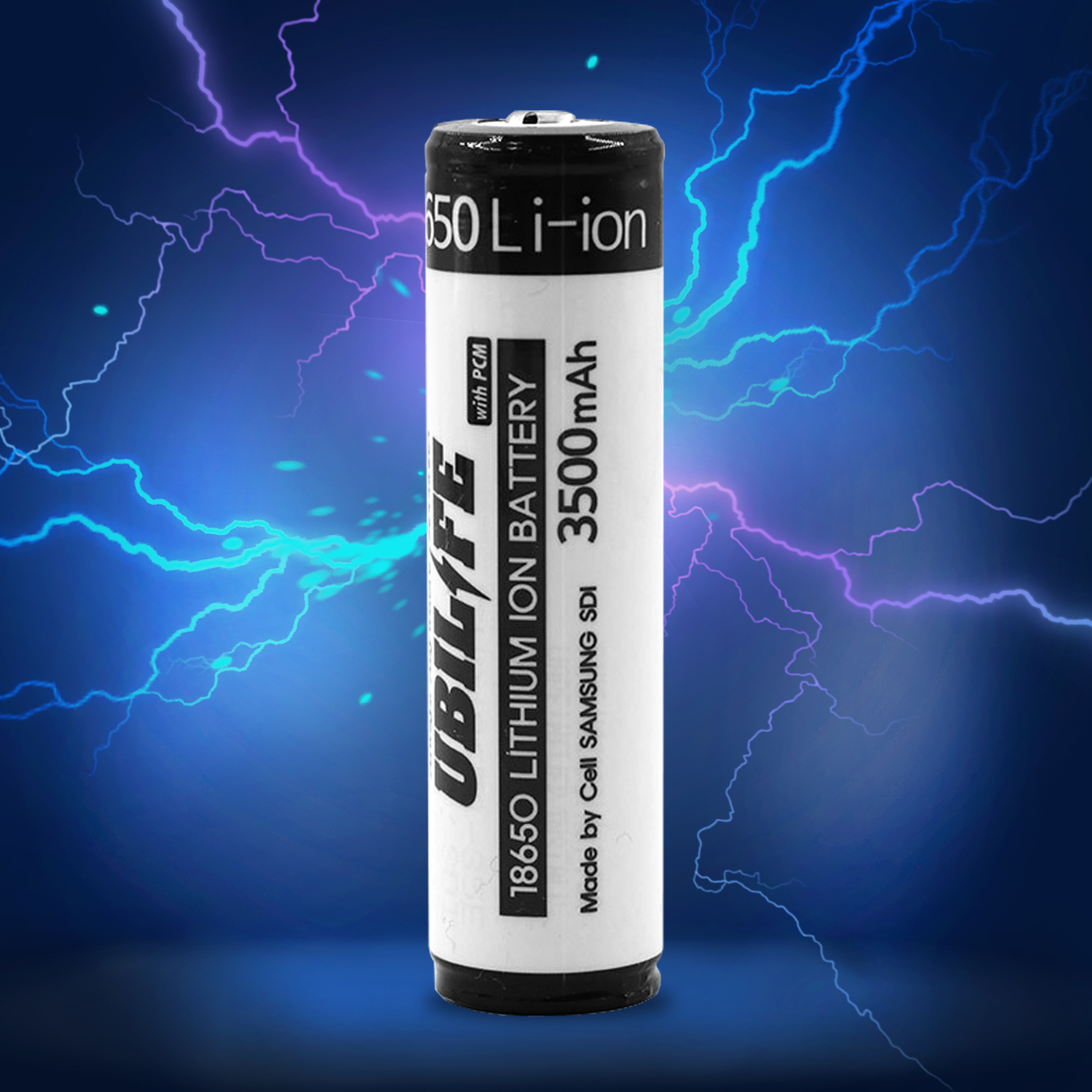 국산 18650배터리 태양광 충전용건전지 충전 건전지 충전지 보호회로 리튬이온 3500 mAh - 상품 이미지