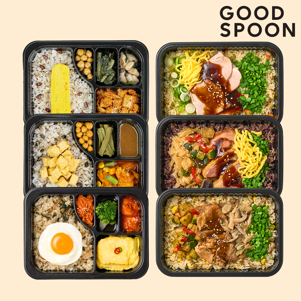 굿스푼 당뇨식 식단 배달 6종 6팩 임당 도시락 식단표 맛있는 덮밥 솥밥 반찬 음식 관리