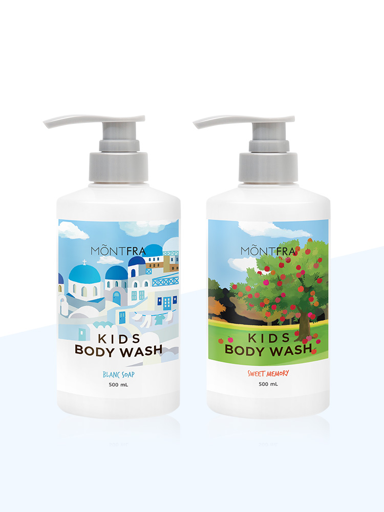 몽프라 1+1 초등 키즈 바디워시 500ml 블랑솝 스윗메모리