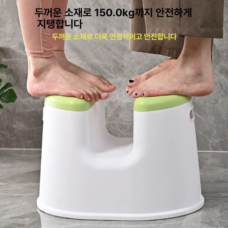 좌욕 의자 엉덩이 욕실 가정용 씻기 휴대용 두꺼워진 미끄럼 방지 150.0kg A - 상세 이미지 3