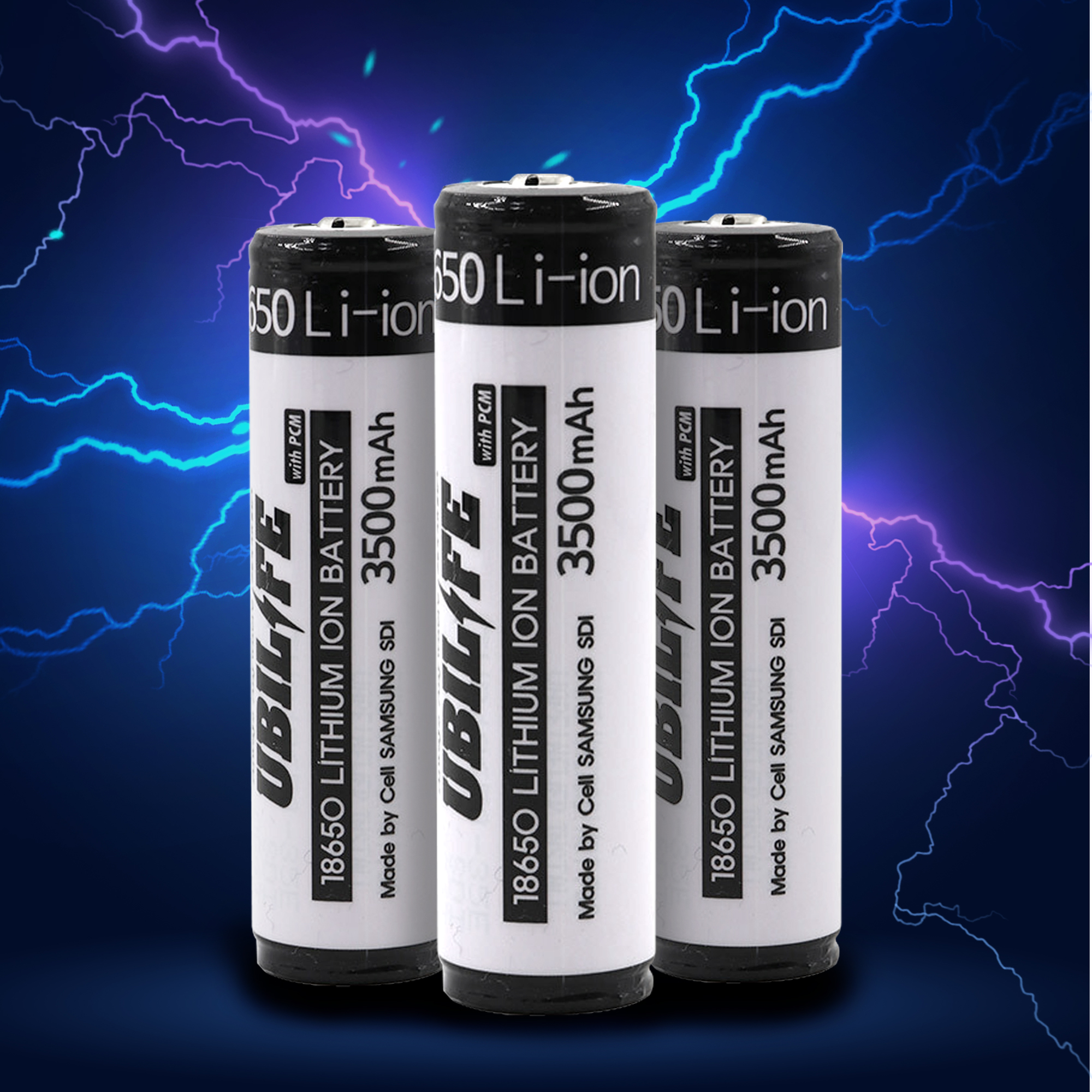국산 18650배터리 태양광 충전용건전지 충전 건전지 충전지 보호회로 리튬이온 3500 mAh - 상세 이미지 3