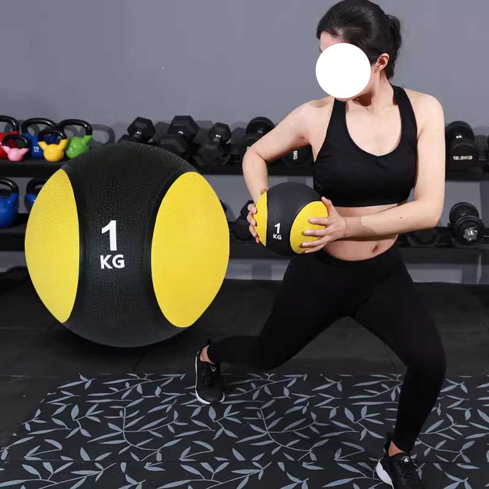 홈트레이닝 메디신볼 세트 유산소 근지구력 운동용 A형 1kg - 상품 이미지