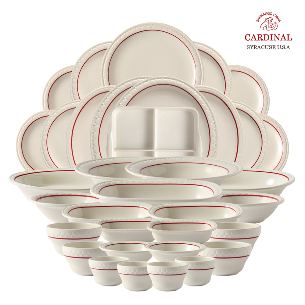 시라쿠스 쉐난고 카디날 빈티지 그릇세트 혼수 신혼 식기 / 35종, 4인 홈세트, 1세트