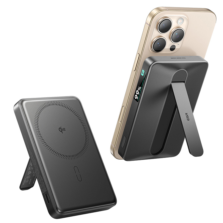 ESR 할로락 Qi2 킥스탠드 15W 맥세이프 보조배터리 10000mAh - 상세 이미지 3