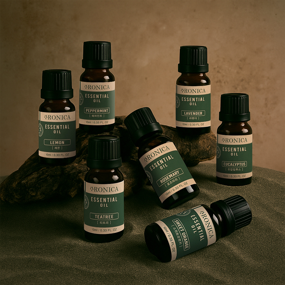 프리미엄 싱글 에센셜오일 7종 10ml 아로마 아로마테라피 라벤더 로즈마리 티트리 외 - 상세 이미지 2