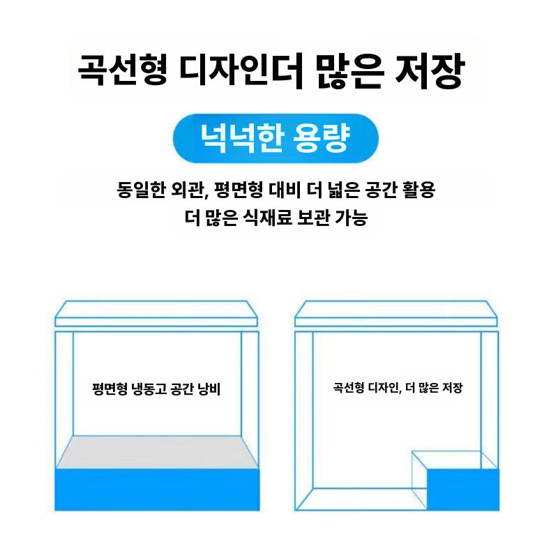 소형 초저온냉동고 업소용 맥주잔 살얼음 급속 냉동기 A / 단문 이중온도 1등급 - 상세 이미지 2