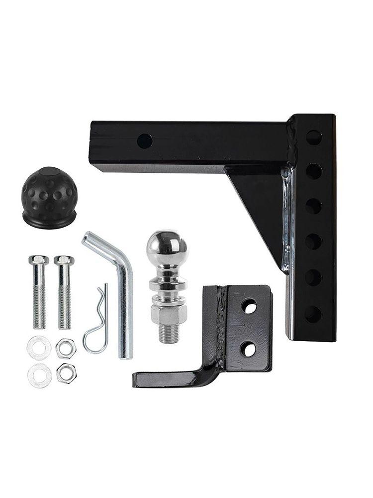 히치볼 마운트 견인장치 견인볼 견인고리 차량용 사각구+가변 암+50mm 볼+핀 - 상세 이미지 3