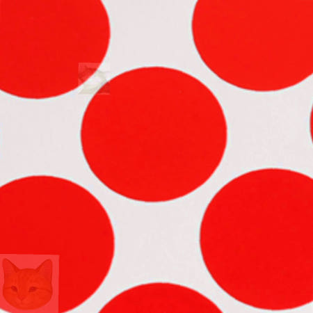 25mm 컬러 원형 스티커 12매세트 스카이 설문조사스티커