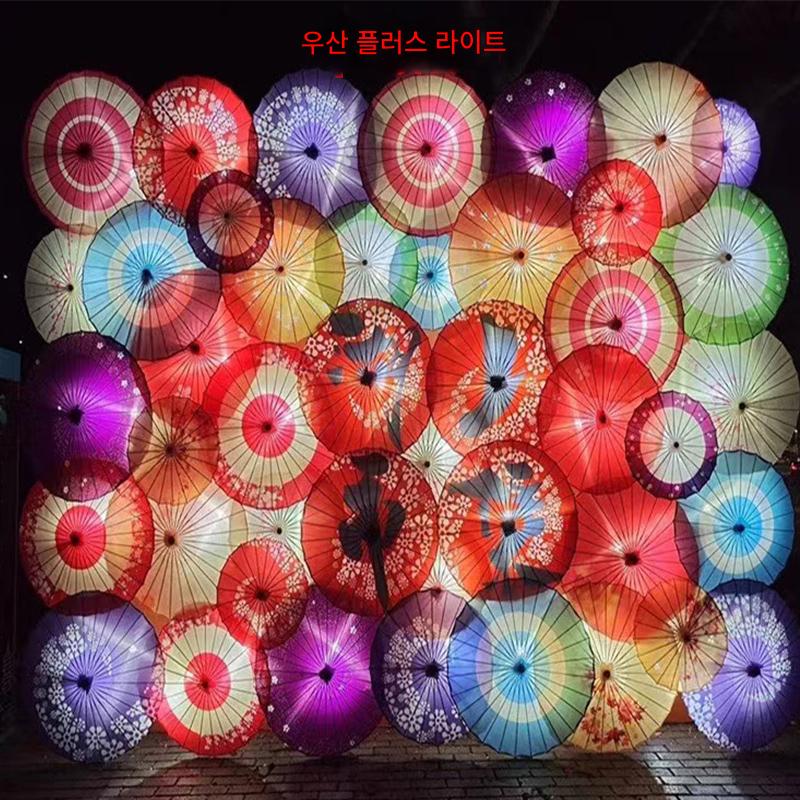 지우산 수제 종이 빈티지 우산 인테리어 촬영장식 소품 지양산 1 - 상세 이미지 3