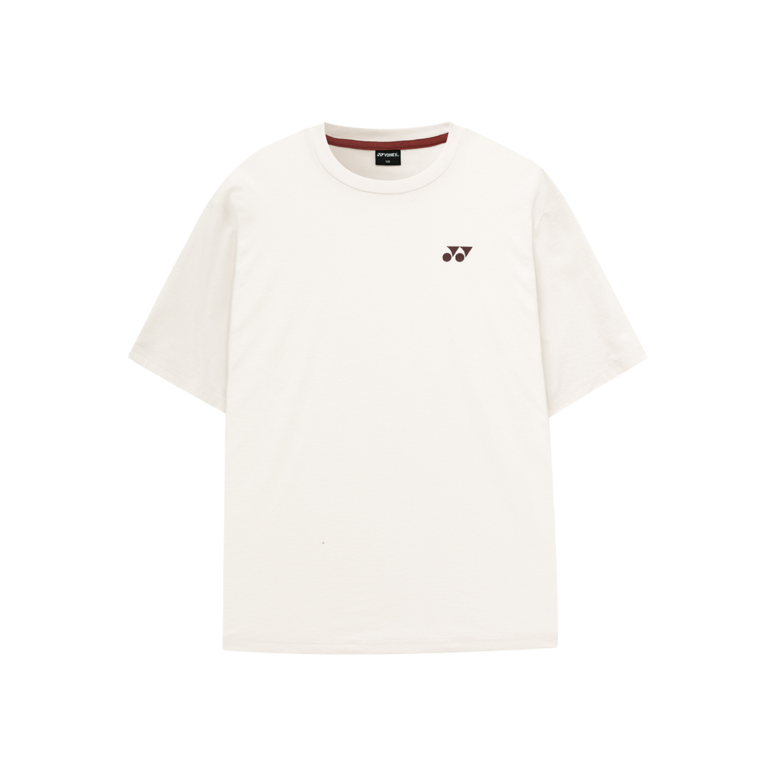 요넥스 253TS038U 배드민턴 오버핏 반팔 티셔츠 남녀공용 데일리웨어 아이보리 - 상세 이미지 4