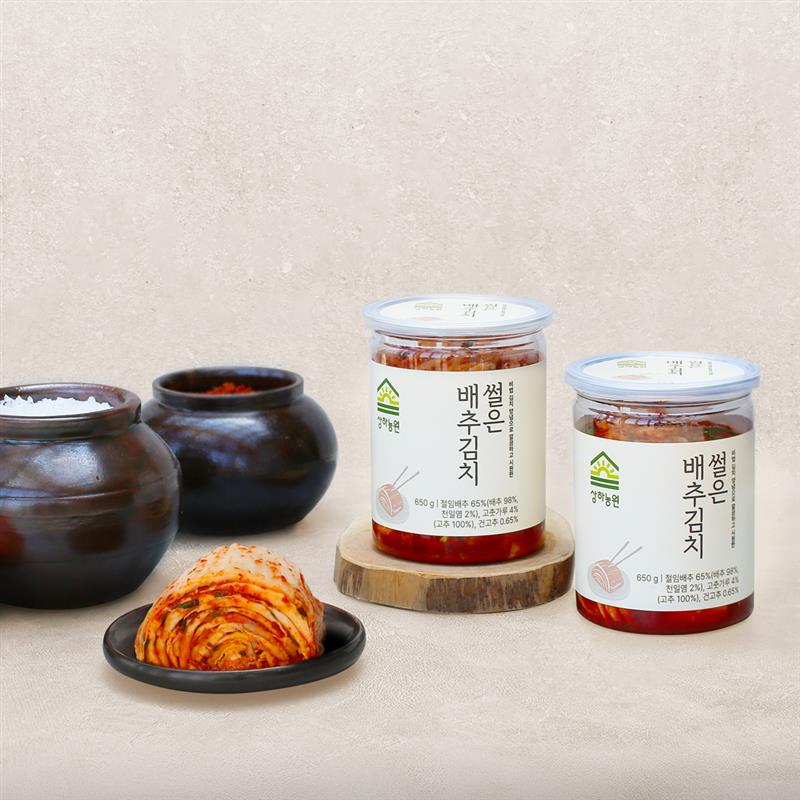 상하농원 썰은 배추김치 650g - 상품 이미지