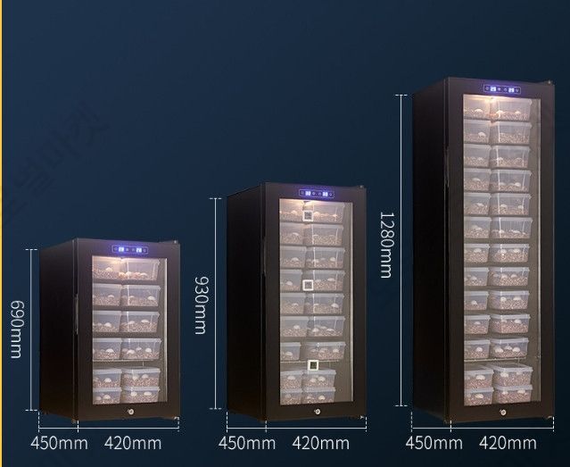 도마뱀 인큐베이터 138L WIFI 크레 거북이 알 게코 파충류 부화기 사육장 - 상세 이미지 3