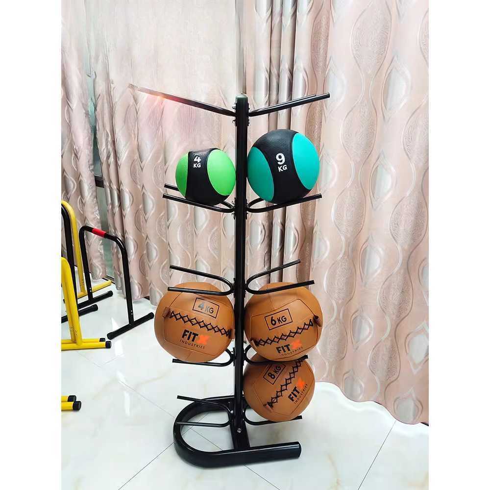 메디신볼 운동 세트 공간 절약형 홈트레이닝 장비 오렌지 블랙 3kg - 상세 이미지 5