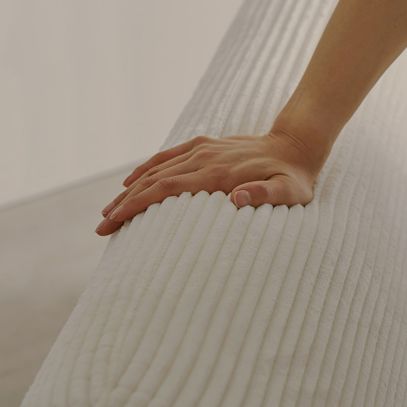 e스마트 모브 코듀로이 3인용 패브릭 쇼파 스툴포함