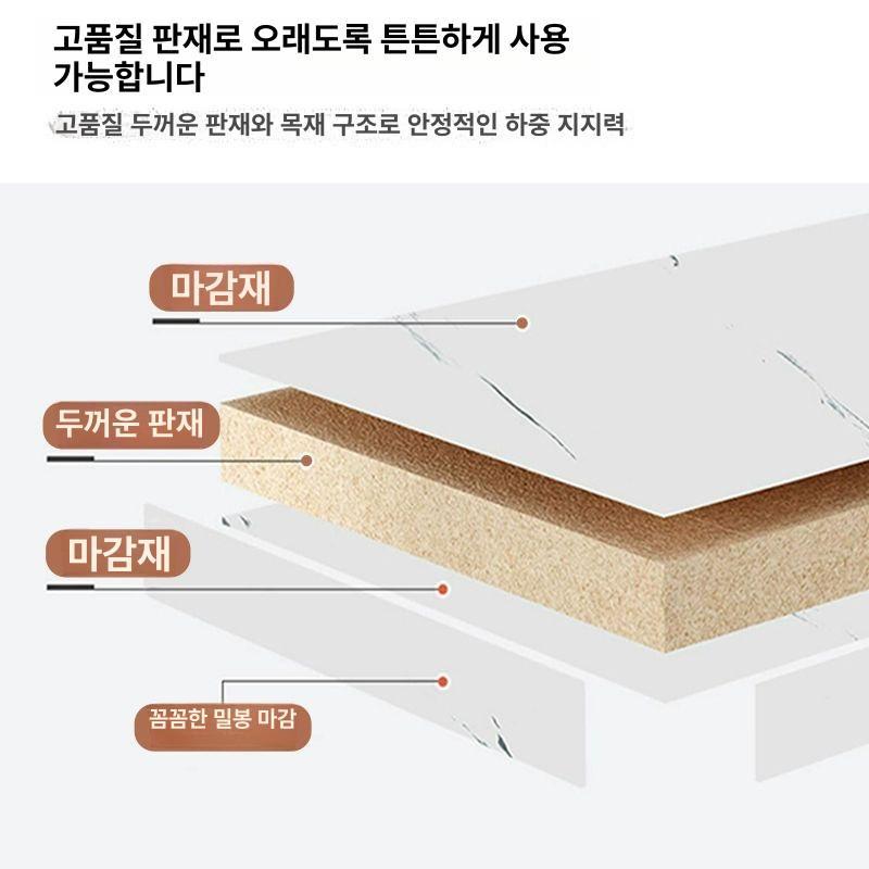 사무용 소파 테이블 작업용 대형 미팅 탁자 그레이 80x40x46cm - 상세 이미지 4