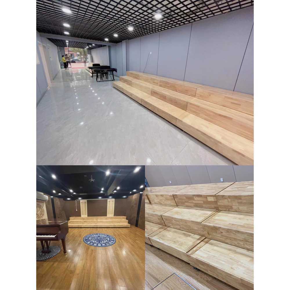 합창 무대 계단 3단 조립식 접이식 스탠드 성가대 2단 120x80x40cm - 상세 이미지 3