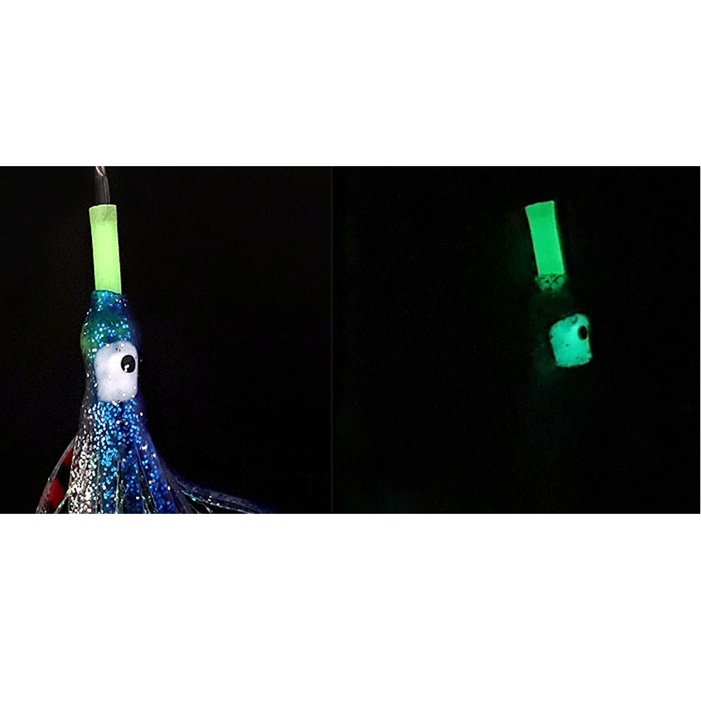 트리플히트 대구 꼴뚜기 지깅 낚시 세이코 틴셀 축광 외 바늘 스커트 채비 40호, 펄레드 - 상세 이미지 3