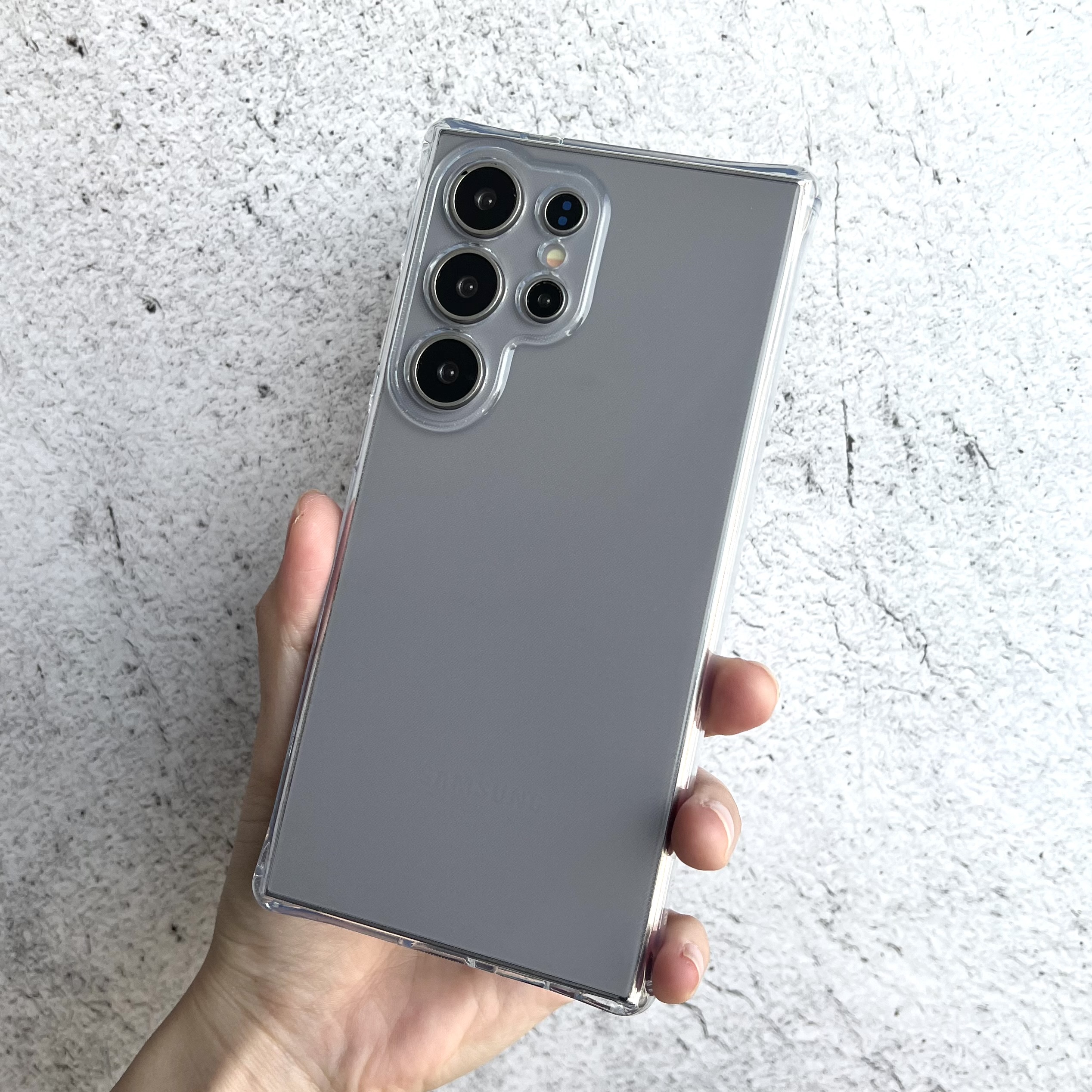 변색없는 젤리 범퍼 슬림 풀커버 카메라보호 투명, 갤럭시S22 울트라 - 상품 이미지