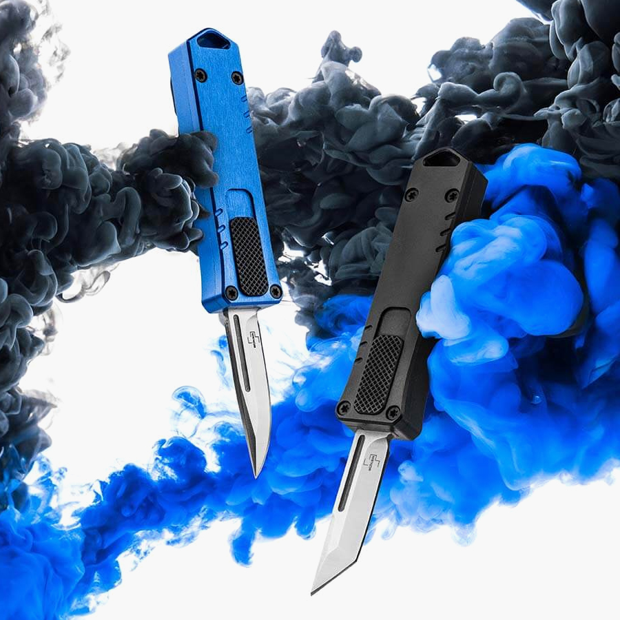 보커 플러스 마이크로 USB OTF 탄토 오토매틱 나이프 휴대용 칼 - 상세 이미지 4