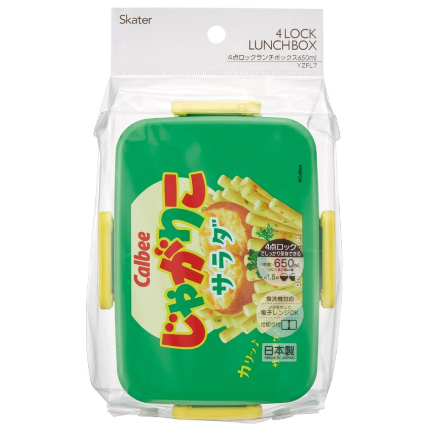 스케이터 가루비 자가리코 사라다맛 캐릭터 항균 4면락 런치박스 650ml YZFL7AG - 주방·식기 - 하카타몰