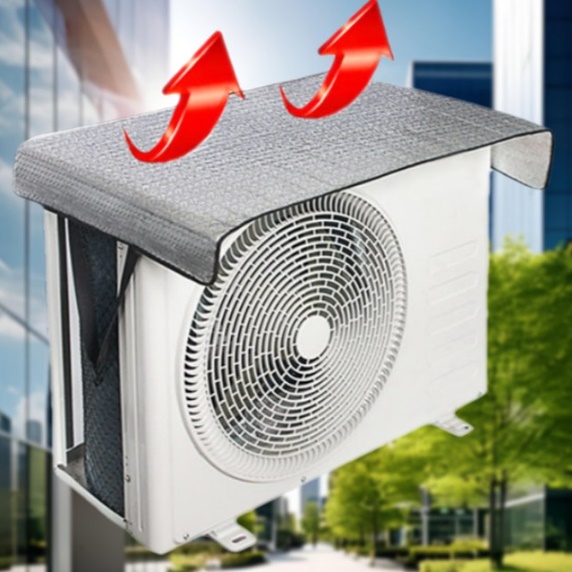 효과좋은 에어컨 실외기 커버 덮개 햇빛 차단 가리개