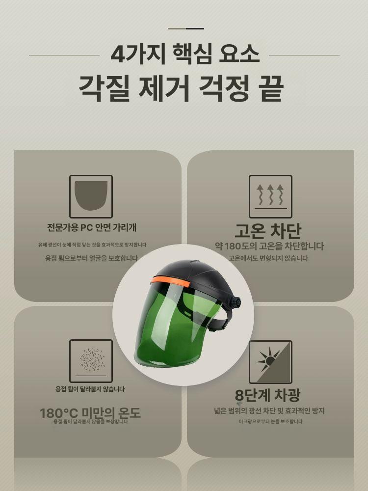 투명 얼굴 보호대 작업용 농약 살충제 투명스크린방수및오염방지환경적합 - 상세 이미지 5