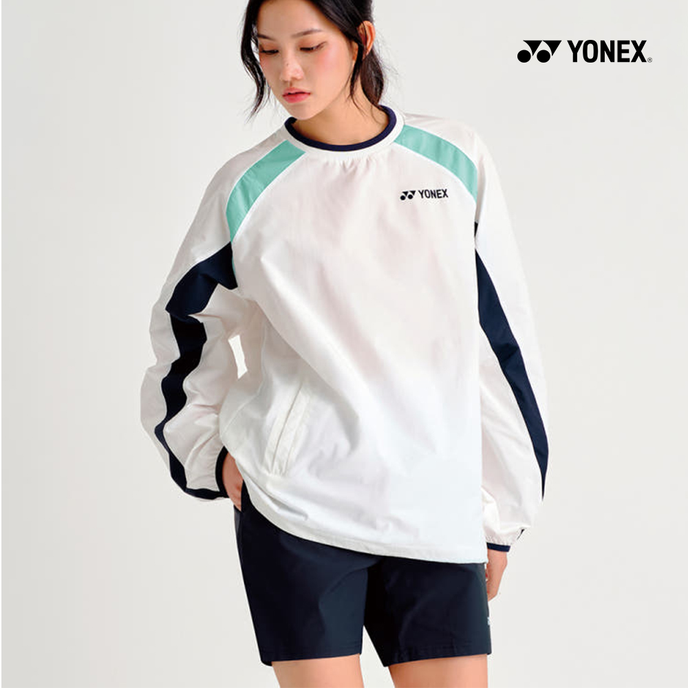 요넥스 바람막이 아노락 배드민턴의류 남녀공용 오버핏 트레이닝복 게임웨어 251JJ001U - 상품 이미지