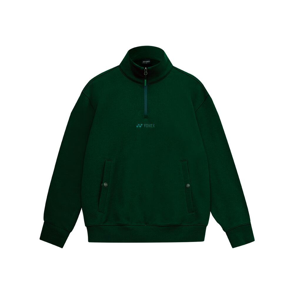 요넥스 253TL005U 맨투맨 배드민턴 의류 상의 티셔츠 남녀공용 배드민턴복 다크그린 - 상세 이미지 2