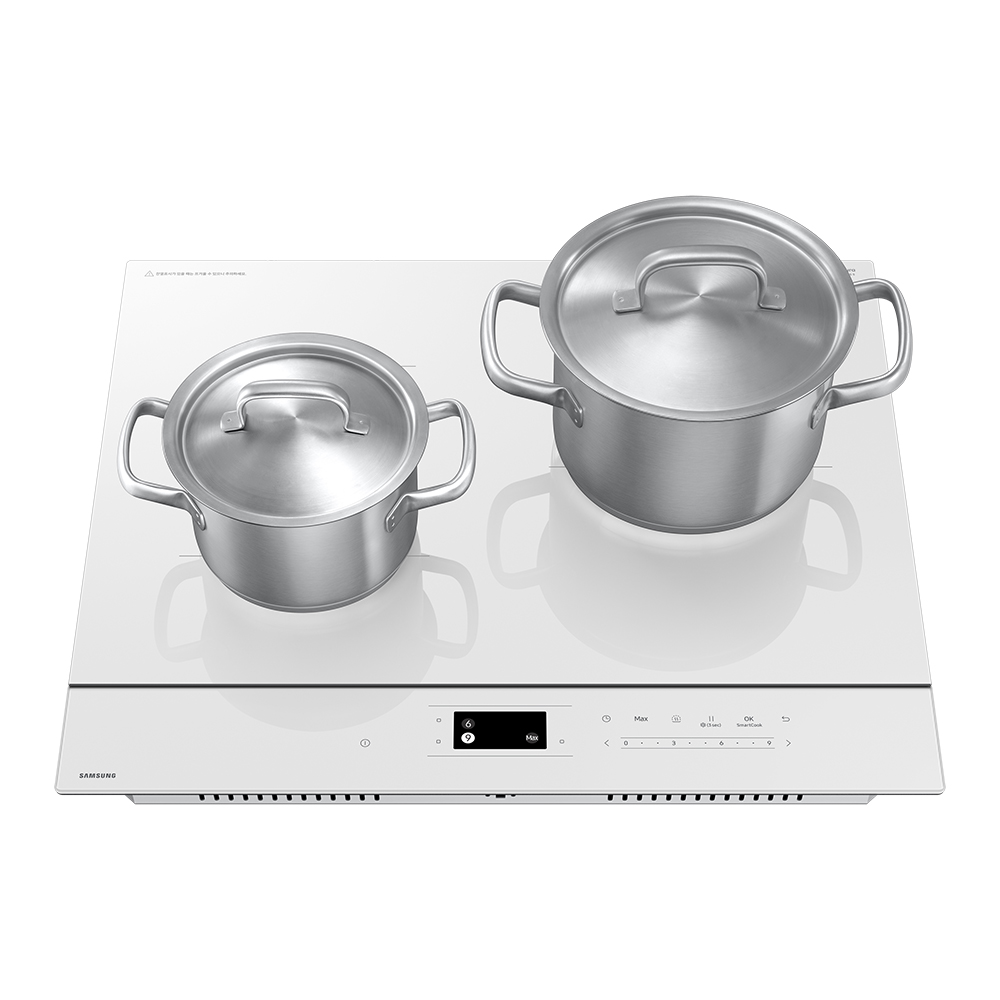 삼성전자 비스포크 CC80F63W1Z 화이트 인덕션 3구 빌트인 슬림핏 프레임리스