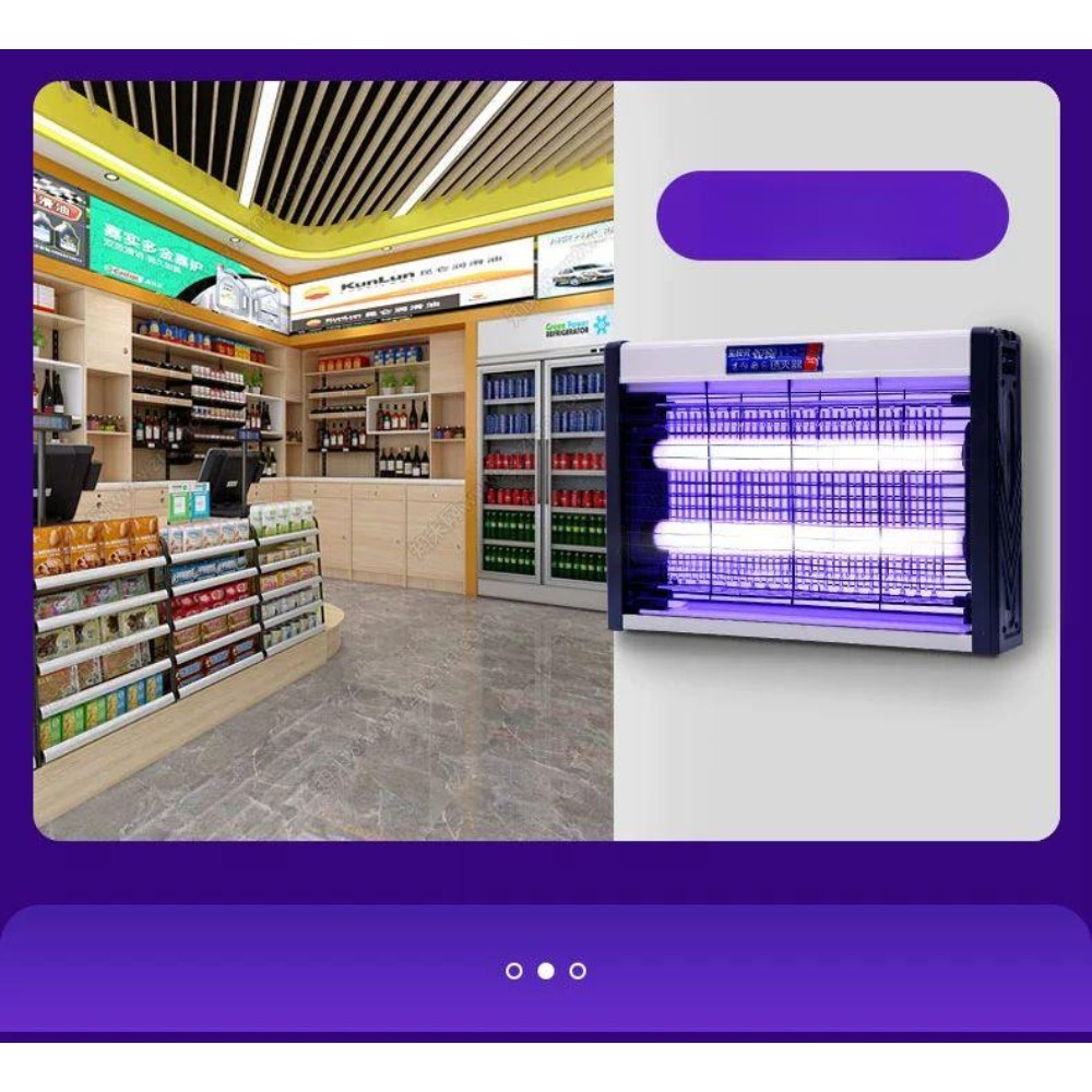 포충기 실외 벌레 해충 모기 퇴치기 12v 업소용 포충등 무선 캠핑 전기 220v LED-6W 10-40평 적합 - 메인 이미지