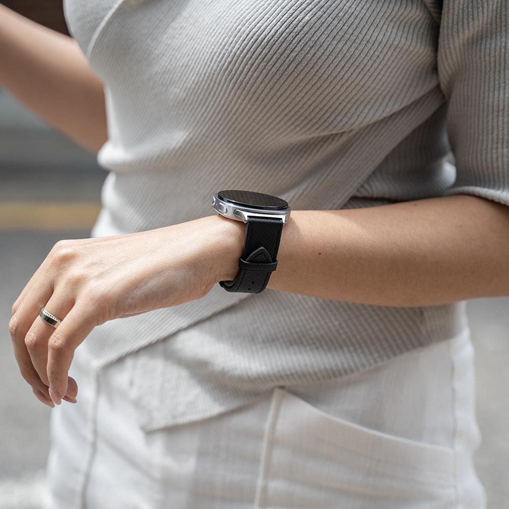 갤럭시워치 8 가죽 스트랩 클래식 앱송 시계줄 밴드 줄질