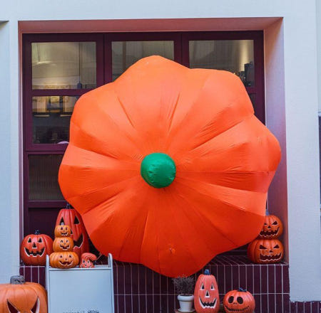 할로윈 대형 호박풍선 장식 인형 유령 카페 거미 야외 소품 포토존 인테리어