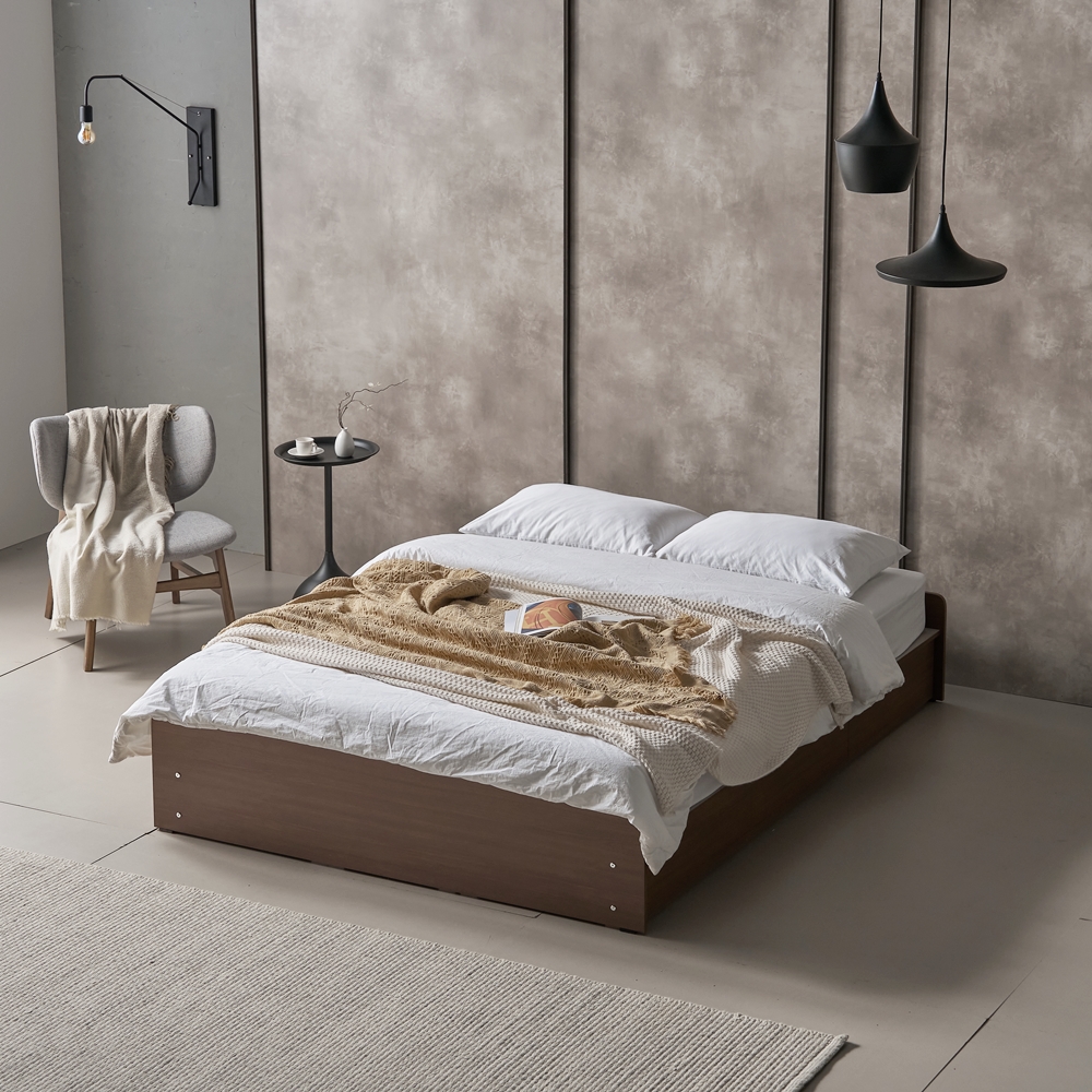 아몬디 무헤드 안방 수납침대 호텔식침대 서랍형 슈퍼싱글프레임