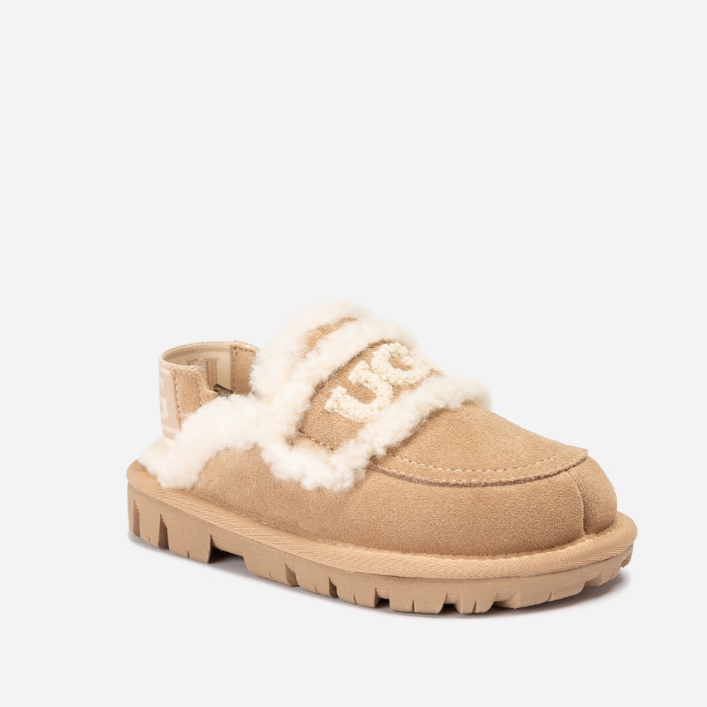 호주 어그 25FW 오즈웨어 키즈 바이올렛 시어링 슬리퍼 스트랩 탈부착 OB938KD - 상세 이미지 5