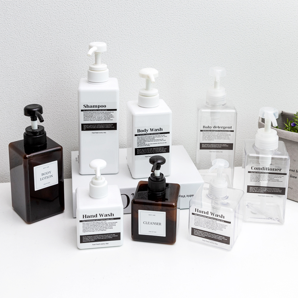 모던큐브 주방세제 샴푸 리필용기 공병 핸드워시 디스펜서 세제통 250ml - 상세 이미지 3